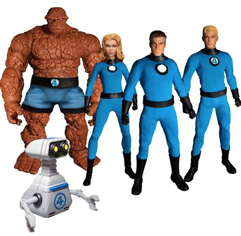 fantastic four one:12 collective deluxe steel boxed set|mezco fantastic four.